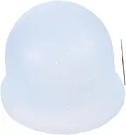 Vaguelly Hair Dyeing Cap Silicone Highlighting Hat No Needle Comfortable Salon Highlighting Hair Care Tool