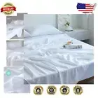 Cooling Organic Linen Sheets King Size Set - Breathable & Soft for Hot Sleepers