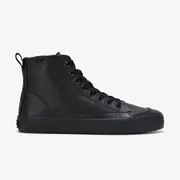 Deuce Leather High Black Leather