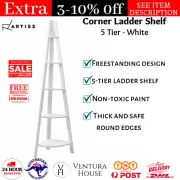 Artiss 5 Tier Corner Ladder Display Shelf Home Storage Plant Stand Bookshelf New