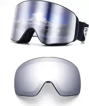 Snowboard Goggles Ski Goggles OTG Anti Fog 2 Lens VLT 10% S3