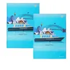 Set of 2 Christopher Vine Design Tea Towels Sydney Harbour IDC Homewares