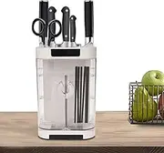 Gmokluytw Knives Block Holder,Knives Holder Sterilizations with Drying Function - Kitchen Knives Sterilizations Holder Hot Air Drying Storage Rack for Home