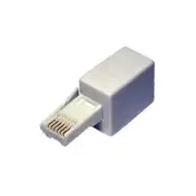 GA100369 Telephone Plug Male to RJ11 Socket Female Crossover Adaptor