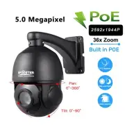 36X Optical Zoom HD 1080P 5.0MP CCTV PTZ IP Camera Outdoor Security Camera POE