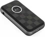 BT09B Receiver Adapter o Player Hands-Free Car Kit Portable Music Player BT5.0 3.5mm AUX Black One Size