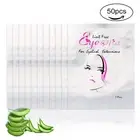 50Pairs Eyelash Extension Hydrogel Under Eye Gel Lint Pad Patch Silver AU