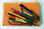 Set of 15PC RF Electrodes Tips Dermatology Electrosurgery Machine Electrode Tips