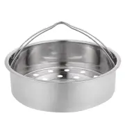 Kitchen Steaming Device Round Pot Tray with Handle Plate Egg Steamer
