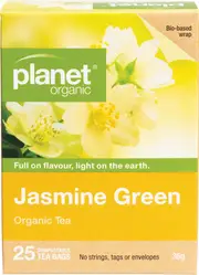 Planet Organic Herbal Tea Bags Jasmine Green 25pk