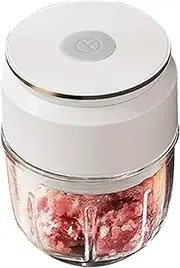 Electric Dicer,Food Grinder Processor USB Charging | Cordless Portable Multifunctional Garlic Mincer Tool with Bowl for Home, Baby Food, Salad