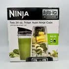 Ninja Set Of 2 24 Oz. Tritan Nutri Ninja Cups New
