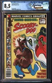 Marvel Comics Scooby Doo #1 10/77 FANTAST CGC 8.5 White Pages