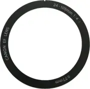 Front Lens Nameplate Label Bezel w/3M Tape for Canon EF 24-105mm F4 IS L Lens