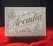 Arcadia:The Windmill Back - Azure Blue Edition GILDED Playing Cards - NEW/Sealed