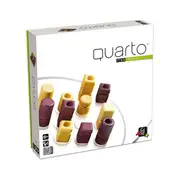 Gigamic Quarto Mini Kids/Family Interactive Tabletop Strategy Board Game 6y+