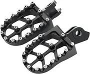Aluminium Foot Pegs For Tenere 660 XT660Z XT660R Motorcycle Dirt Bike CNC Aluminum Footrest Pedals Footpegs (Color : Black)