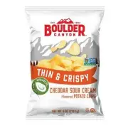 Thin And Crispy Cheddar Sour Cream Kettle Chip 6 Oz(Cas