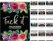 2025 Wall Calendar,Tired-Ass Women Calendar Planner, Fu-ck It Planner Calendar with Hole, Handmade Home Off-ice Hanging Calendar, Funny Monthly Calendar Gifts for Mom
