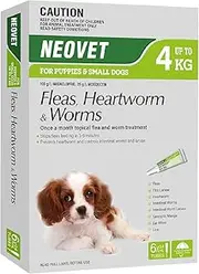 Neovet for Puppies and Small Dogs Up To 4 Kg GREEN 6 Pack