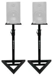 (2) Rockville Adjustable Studio Monitor Speaker Stands For Rockville DPM8B