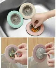 4x silicone sink drain strainer. Sink Shower Bathtub Plugs L9N4 AU