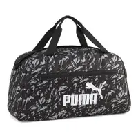 在飛比找ETMall東森購物網優惠-Puma 行李袋 旅行袋 滿版 花紋 黑【運動世界】0799
