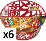 NISSIN DONBEI Noodles Soba Tempura Kakiage Instant Food JAPAN Taste 100g x 6cup