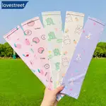 LOVESTREET夏季兒童防曬袖可愛卡通動物戶外防曬透氣冰絲袖臂袖I4X5