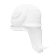White Moose 24x14cm Resin Crawling Shelf Snail Windowsill Home/Room Decor White