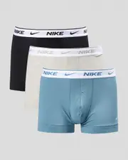 [Nike] Nike Men's Everyday Cotton Stretch Trunk 3 Pack Underwear in Red Clay Size Large L Red Clay