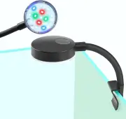 Clip on Aquarium Light, Full Spectrum Small Aquarium Light for Nano Tank, Clip o