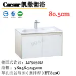 🔸HG水電🔸  CAESAR 凱撒檯面式瓷盆浴櫃組 LF5036,EH05036AD