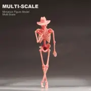 Resin 1/18 1/241/43 1/64 1/87 Skeleton stand by car Figure Unpaint Mini Doll Toy