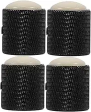 Mikinona 4pcs Metal Dome Guitar Knobs Volume Tone Control Knobs for Electric Guitar Bass Durable Potentiometer Volume Stylish Design for Performances and Practice