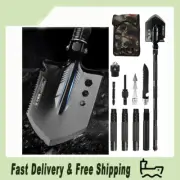Military Multi Tools Shovel Survival Tactical Spade Folding Camping Tool Kit+Bag