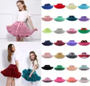 Kids Girls Tutu Skirt Dance Tutu Petticoat Party Fancy Dress Ballet Fluffy Layer