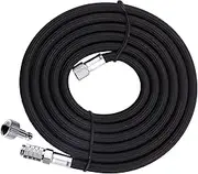 FENNGDA 10ft Nylon Braided Airbrush Hose With Quick Release Disconnect Coupler, 1/8" BSP Male and Female Connection