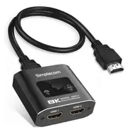 Simplecom CM302V2 Bi-Directional 2 Way HDMI 2.1 Switch Selector 8K CM302V2