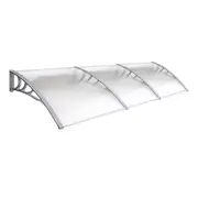 BARILOCHE DIY Outdoor Polycarbonate Awning Cover - 3.0m Wide x 1.0m Projection