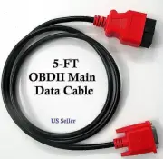 5FT OBDII OBD2 Cable for FCAR F506 and F506P Diagnostic Scanner Code Reader Tool