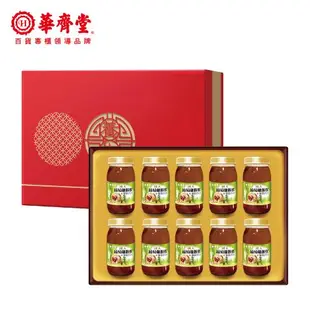 【華齊堂】成人葡萄糖胺飲+龜鹿四珍禮盒(60ml*10入) X3盒