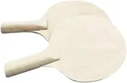Kids Table Tennis Rackets Blanks DIY Creative Painting Props Sturdy Professional Unfinished Pingpong Paddles for Hand Painted