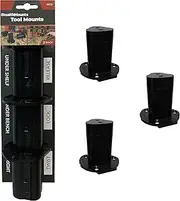 [StealthMounts] Holders for Milwaukee M12 | Cordless Mounts for 12v Power Tools | 3 Pack | Black Tool Organizers