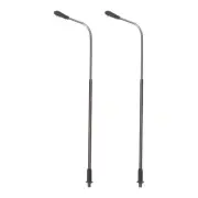 2pcs Model Railway Train Lamp Post White 1/150 N Scale 7.5cm 2.95inch 3V