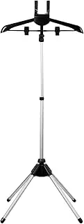 Steamer Stand for Clothes - Height Adjustable Steam Iron Stand - Foldable Aluminum Alloy Bracket for Fabric Steamer, Garment Steamer Accessories