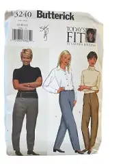 Butterick Sewing Pattern 3240 Pants Misses Petite Size 41.5" to 50.5" Waist