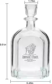 BUFFALO TRACE Collectible Whiskey Decanter Btac Pappy Blanton Eh Taylor Weller