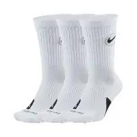 在飛比找momo購物網優惠-【NIKE 耐吉】籃球襪 Everyday 白 襪子 高筒 