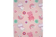 Peppa Pig Fleece Icon Blanket (Pink/White) (150cm x 100cm)